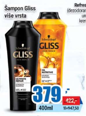 Šampon Gliss