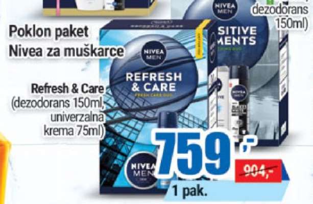 Poklon paket Nivea za muškarce