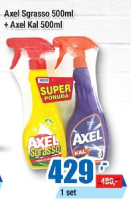 Axel Sgrasso 500ml + Axel Kal 500ml