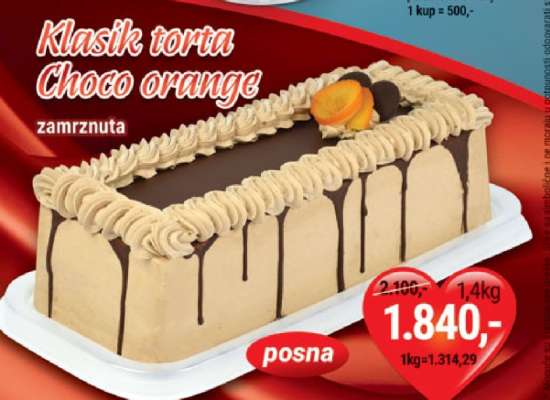 Klasik torta Choco orange