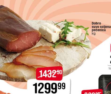 Dobro suvo soljena pečenica