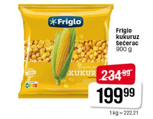 Friglo kukuruz šećerac