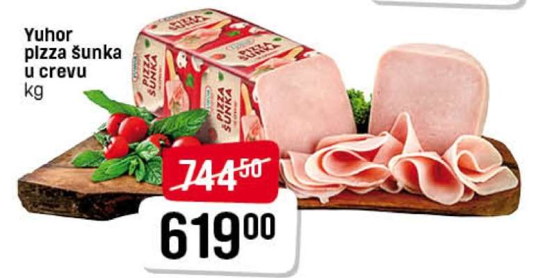 Yuhor pizza šunka u crevu