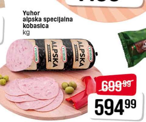 Yuhor alpska specijalna kobasica