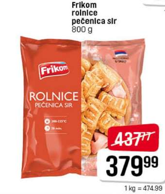 Frikom rolnice pečenica sir
