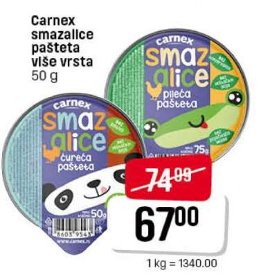 Carnex Smazalice pašteta