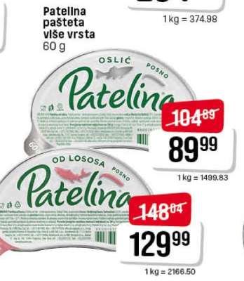 Patelina pašteta oslič