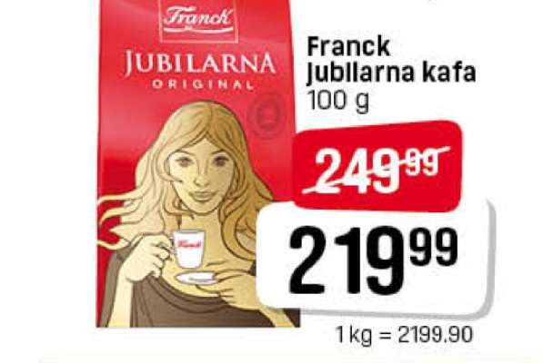 Franck jubilarna kafa