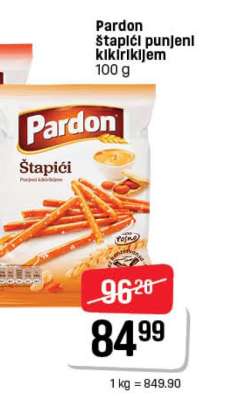 Pardon Štapići punjeni kikirikijem