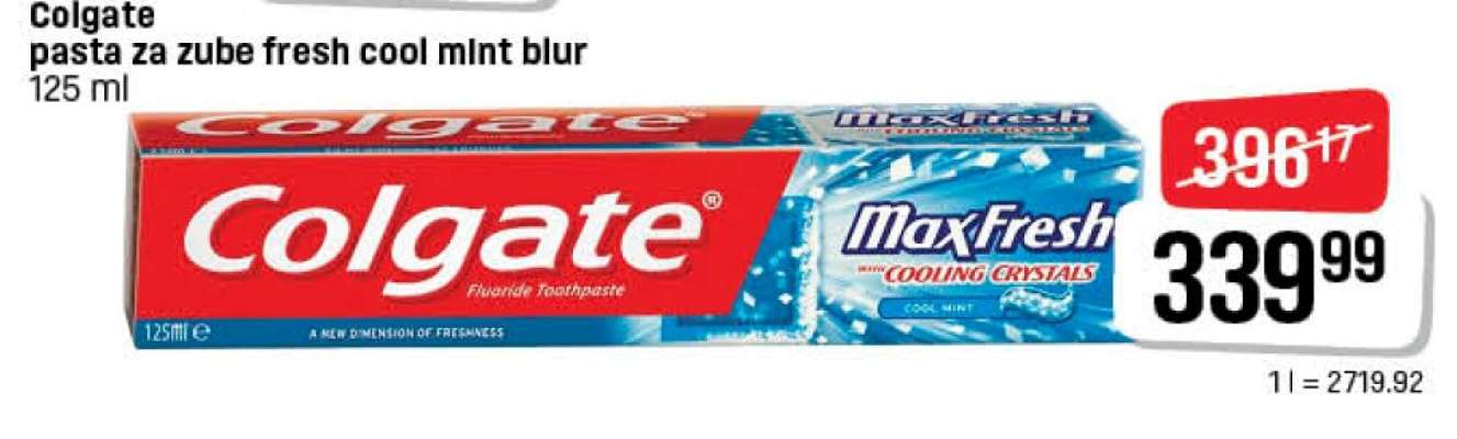 Colgate pasta za zube fresh cool mint blur