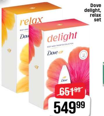 Dove delight, relax set