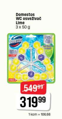 Domestos WC osvěžovač Lime