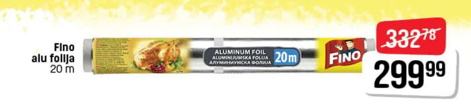 Fino alu folija 20 m