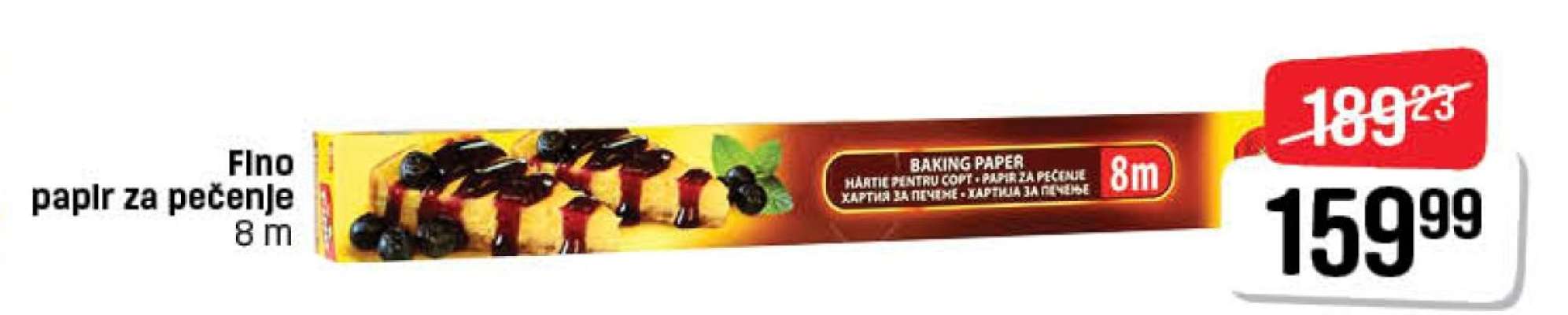 Fino papír za pečení 8 m