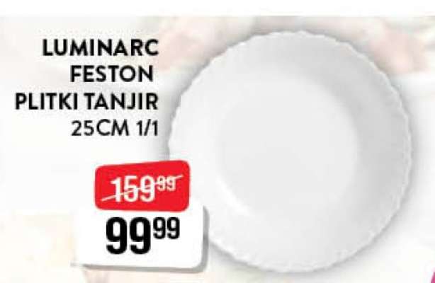LUMINARC FESTON PLITKI TANJIR 25CM 1/1