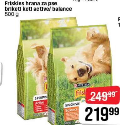 Friskies hrana za pse briketi ketl active, balance