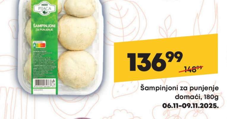 Šampinjoni za punjenje