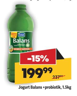 Jogurt Balans probiotik 1.5kg