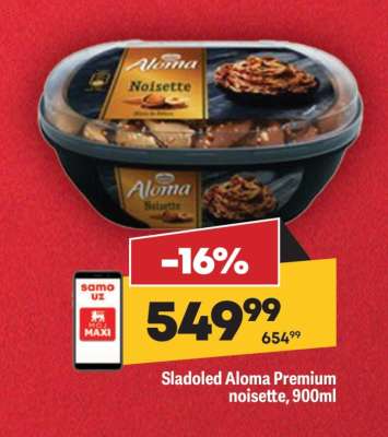 Sladoled Aloma Premium Noisette 900ml