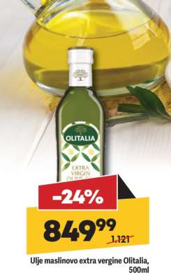 Ulje maslinovo extra vergine Olitalia, 500ml