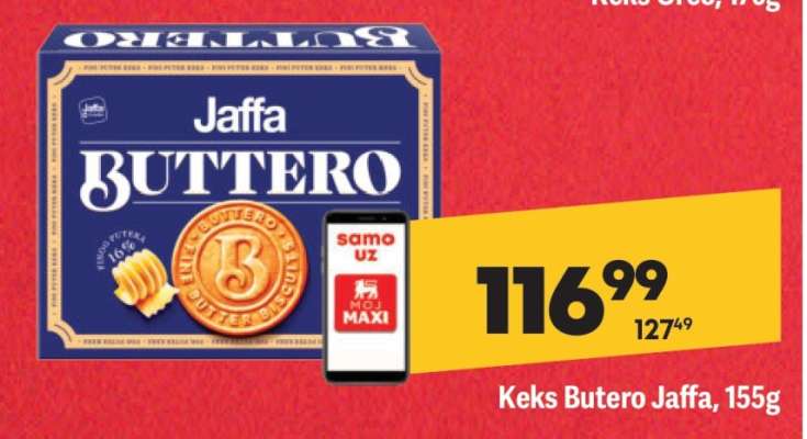 Keks Butero Jaffa, 155g