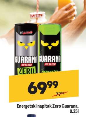 Energetski napitak Zero Guarana 0,25l