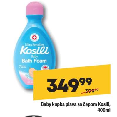 Baby kupka plava sa čepom Kosili, 400ml
