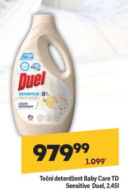 Tečni deterdžent Baby Care TD Sensitive Duel, 2,45l