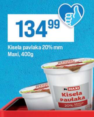Kisela pavlaka 20% mm
