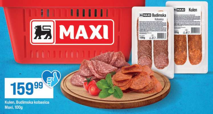 Kulen, Budimska kobasica Maxi, 100g