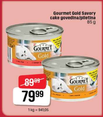 Gourmet Gold Savory cake govedina/piletina