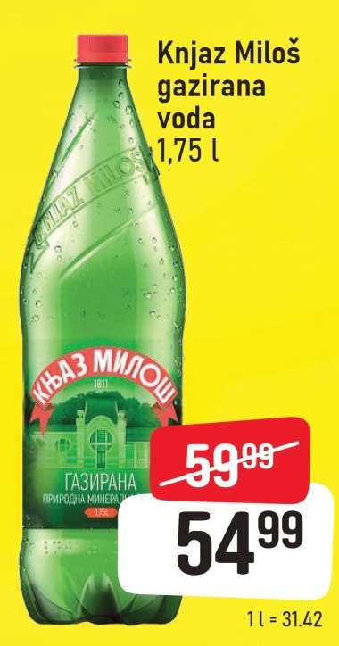 Knjaz Miloš Gazirana voda