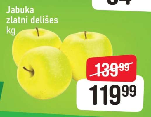 Jabuka zlatni delišes