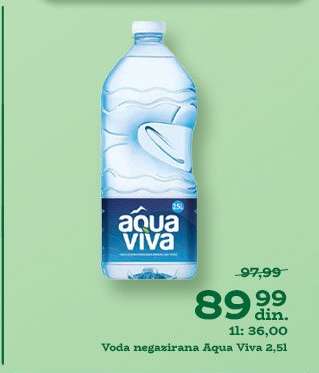 Voda negazirana Aqua Viva 2,5l