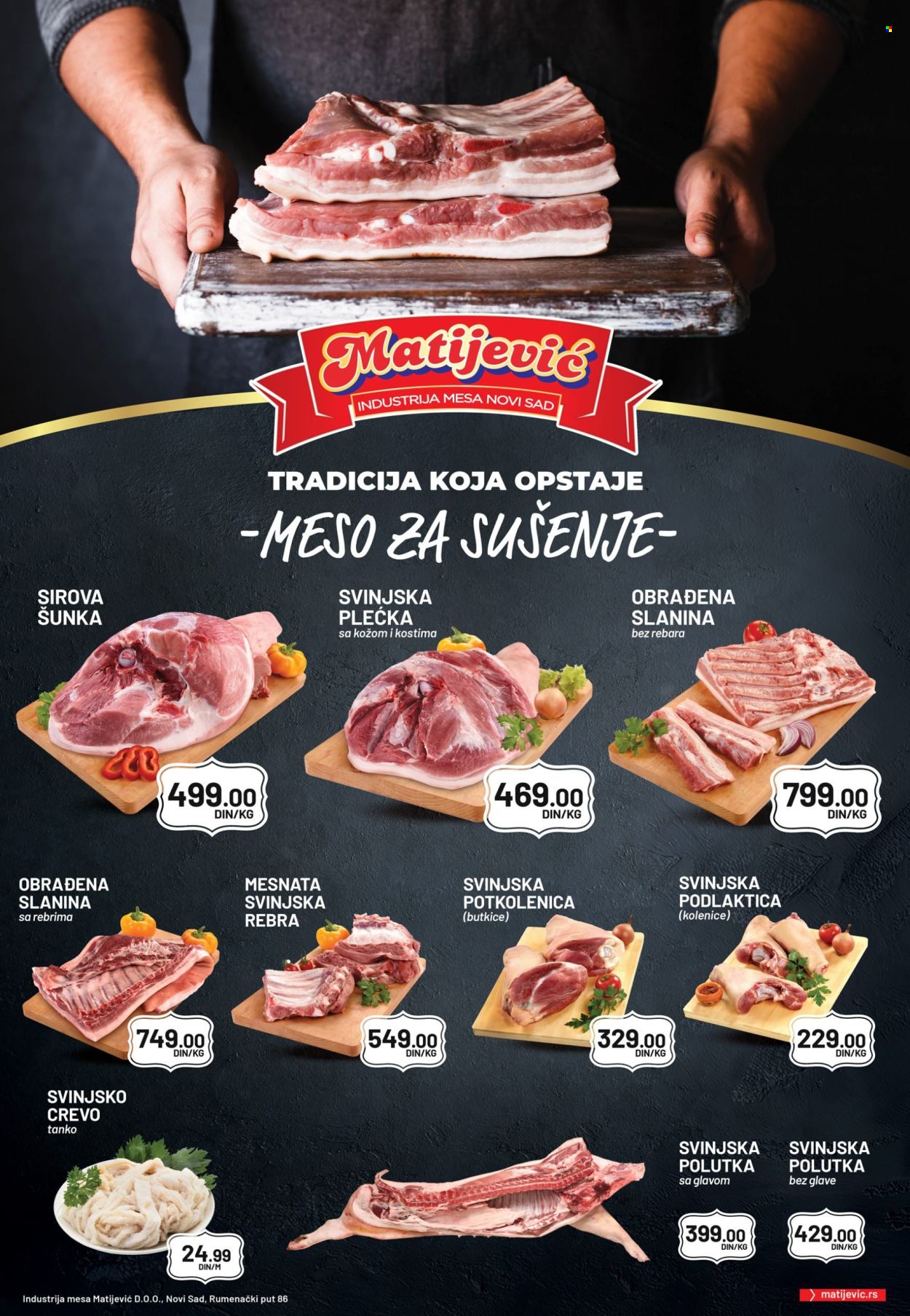 Matijević katalog. Stranica 1