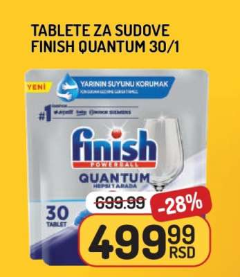 Tablete za sudove Finish Quantum 30/1