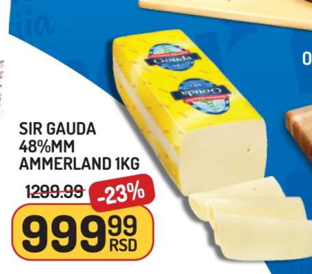 SIR GAUDA 48%MM AMMERLAND 1KG