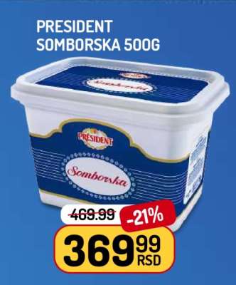 PRESIDENT SOMBORSKA 500g