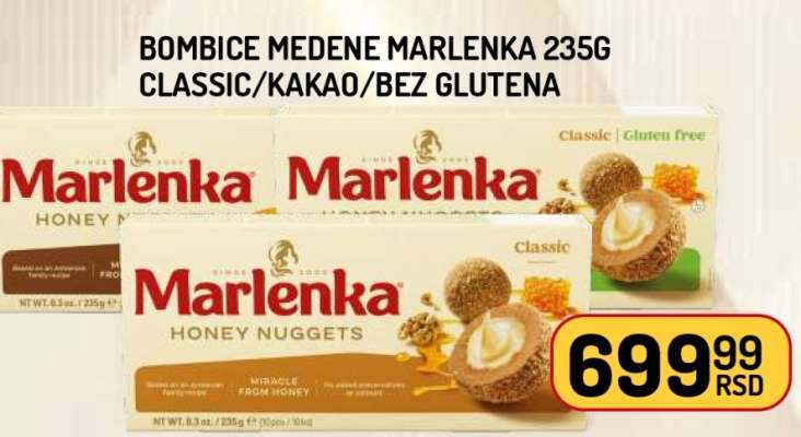 Bombice Medene Marlenka 235g