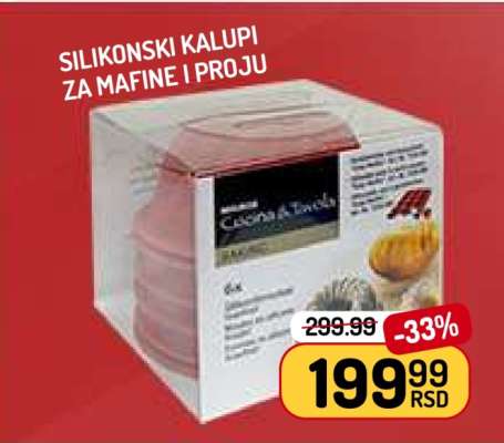Silikonski kalupi za mafine i proju