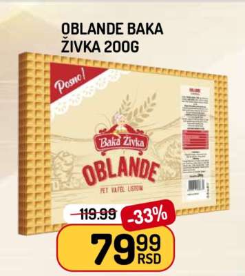 OBLANDE BAKA ŽIVKA 200g