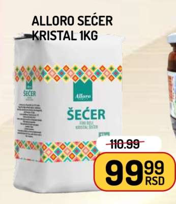 ALLORO ŠEĆER KRISTAL 1kg