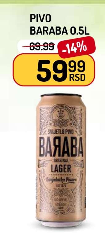 Pivo Baraba 0,5l