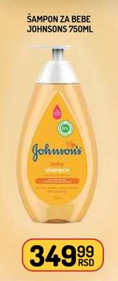 Šampon za bebe Johnsons 750ml