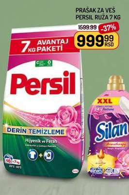 Prašak za veš Persil Ruža 7 kg