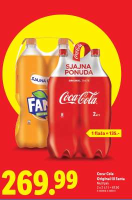 Coca-Cola Original ili Fanta