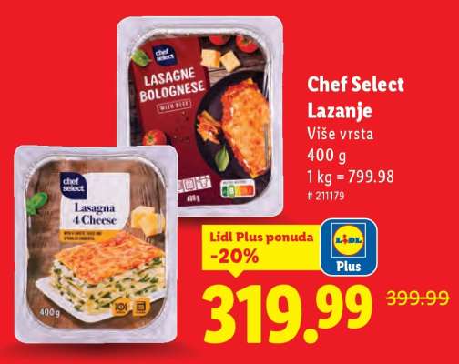 Chef Select Lazanje