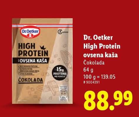 Dr. Oetker High Protein ovesna kaša