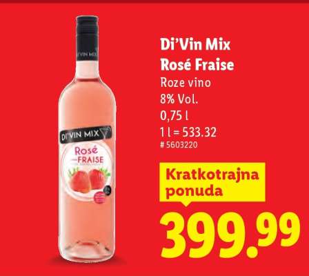 Di'Vin Mix Rosé Fraise