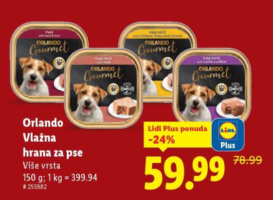 Orlando Vlažna hrana za pse